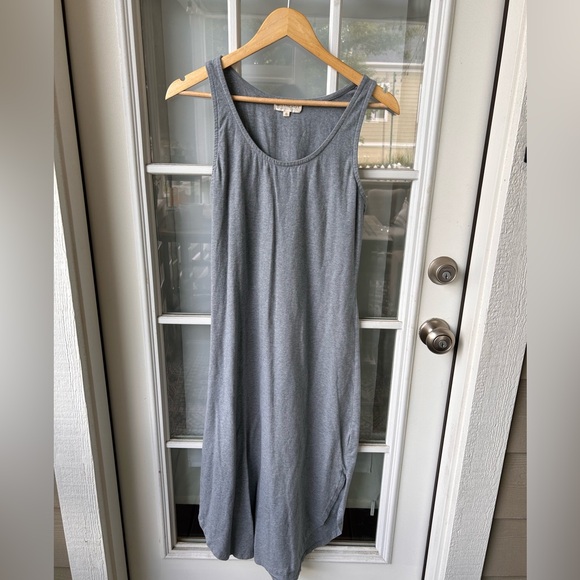 Synergy Organic Clothing Dresses & Skirts - Synergy organic cotton Gray Sleeveless Maxi Dress small s